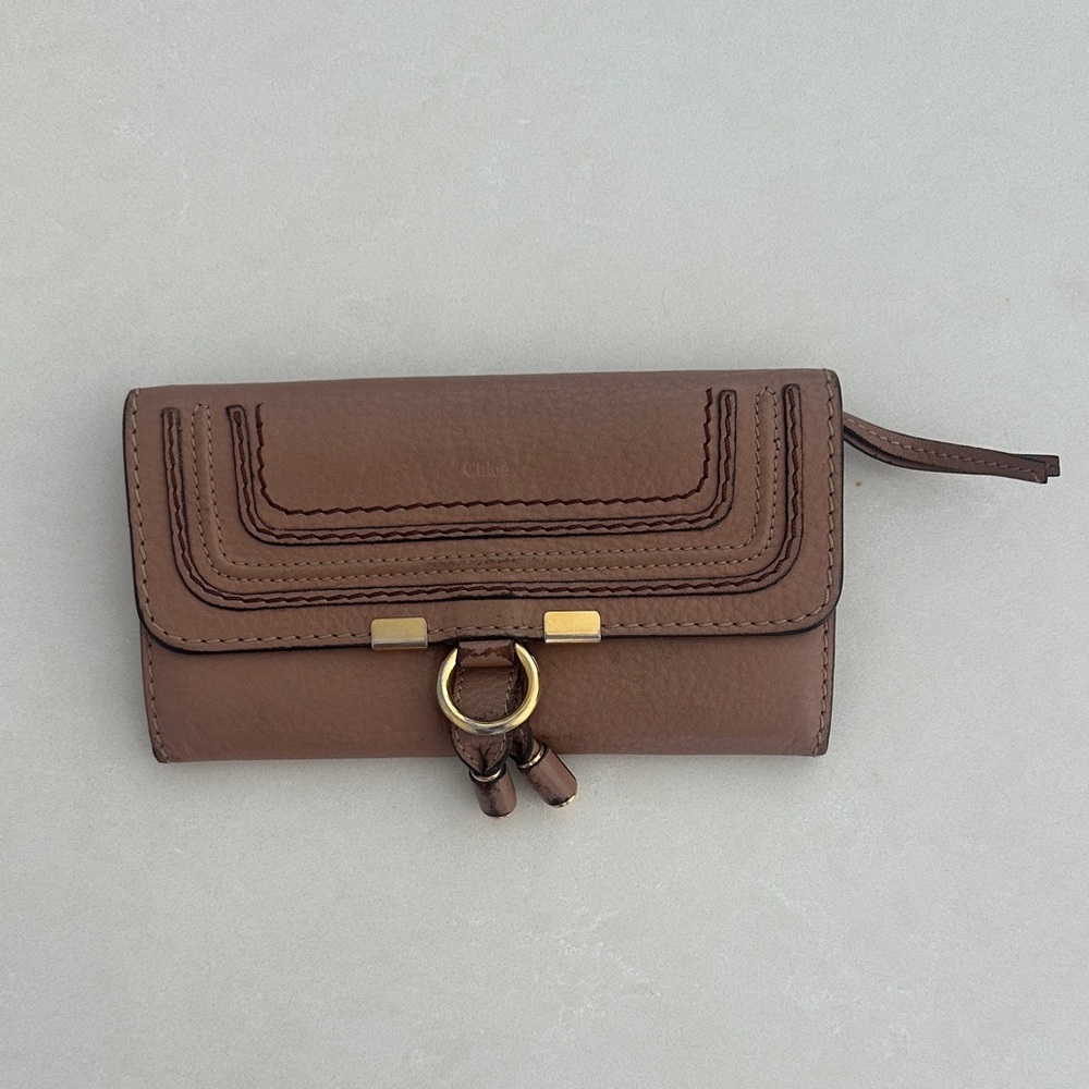 Chloé Marcie Wallet Tan - Picture 2 of 10
